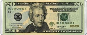 $20 Banknote MiniPix® Puzzle United States Miniature Puzzle By Pigment & Hue