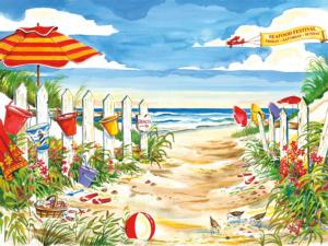 Beach Time Beach & Ocean Jigsaw Puzzle By Heritage Puzzles