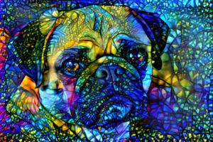 Stained Glass Dog - Otis Dogs Jigsaw Puzzle By Goodway Puzzles