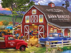 The Barn Dance Nostalgic & Retro Jigsaw Puzzle By RoseArt