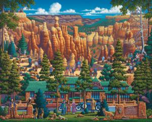 Bryce Canyon National Park Folk Art Jigsaw Puzzle By Dowdle Folk Art