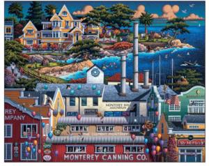 Monterey Folk Art Jigsaw Puzzle By Dowdle Folk Art