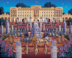 Buckingham Palace Folk Art Jigsaw Puzzle By Dowdle Folk Art