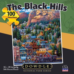 The Black Hills Folk Art Jigsaw Puzzle By Dowdle Folk Art