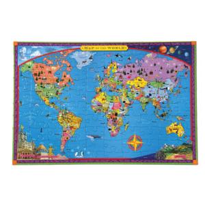 World Map Maps & Geography Children's Puzzles By eeBoo