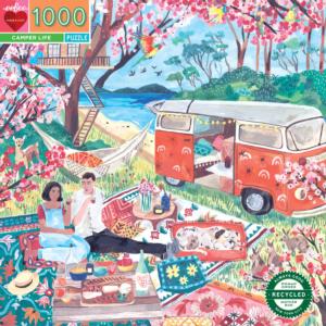 Camper Life Camping Jigsaw Puzzle By eeBoo