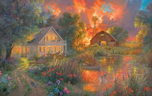 Spring's Promise Sunrise & Sunset Jigsaw Puzzle By SunsOut