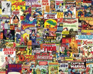 Boomers' Favorite Comics Books & Reading Jigsaw Puzzle By Hart Puzzles