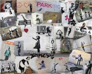 Banksy Graffiti  Collage Jigsaw Puzzle By Hart Puzzles