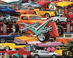 Boomers' Favorite Rides Collage Jigsaw Puzzle By Hart Puzzles