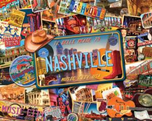 Nashville Collage Jigsaw Puzzle By Hart Puzzles