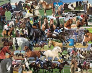 Horses, Horses, Horses Photography Jigsaw Puzzle By Hart Puzzles