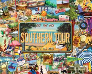 Southern Tour Collage Jigsaw Puzzle By Hart Puzzles