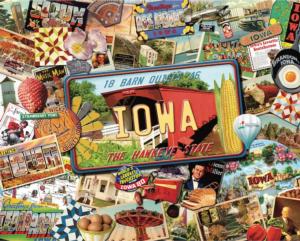 Iowa Collage Jigsaw Puzzle By Hart Puzzles