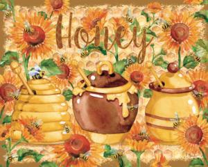 Honey Pot Food and Drink Jigsaw Puzzle By Hart Puzzles