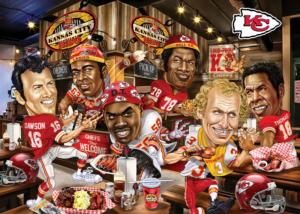 Kansas City Chiefs All-Time Greats Food and Drink Jigsaw Puzzle By MasterPieces
