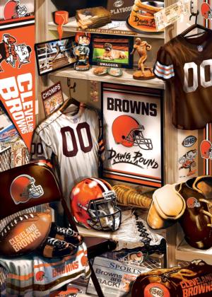 Cleveland Browns NFL Locker Room Sports Jigsaw Puzzle By MasterPieces