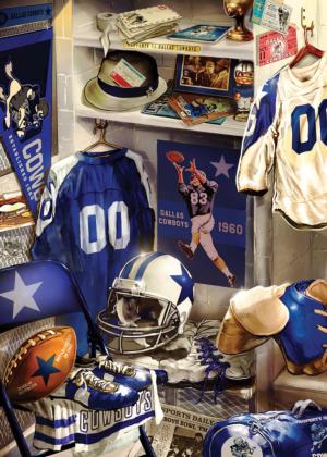 Dallas Cowboys NFL Locker Room Sports Jigsaw Puzzle By MasterPieces
