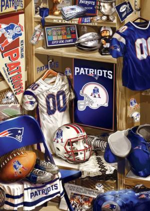 New England Patriots NFL Locker Room  Sports Jigsaw Puzzle By MasterPieces