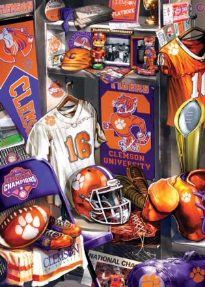 Clemson Tigers NCAA Locker Room  Sports Jigsaw Puzzle By MasterPieces