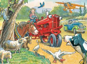 Out for a Ride Farm Animal Children's Puzzles By MasterPieces
