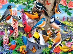 Spring Gathering Birds Children's Puzzles By MasterPieces