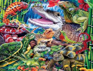 World of Animals - Reptile Friends Reptile & Amphibian Children's Puzzles By MasterPieces