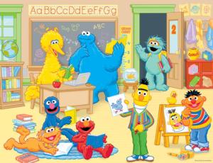 Sesame Street - School Time  Movies & TV Children's Puzzles By MasterPieces