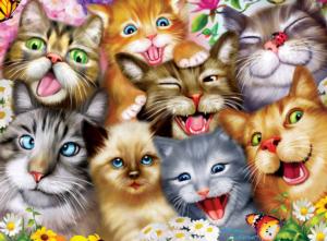 Selfies - Pretty Kitties  Cats Jigsaw Puzzle By MasterPieces