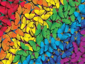Fluttering Rainbow Rainbow & Gradient Jigsaw Puzzle By MasterPieces