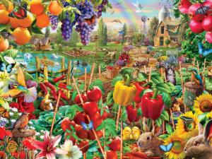 A Plentiful Season Fruit & Vegetable Jigsaw Puzzle By MasterPieces