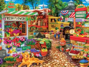 Sale on the Square Fruit & Vegetable Jigsaw Puzzle By MasterPieces