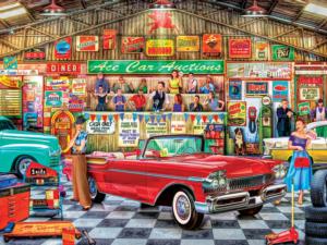 The Auctioneer Nostalgic & Retro Jigsaw Puzzle By MasterPieces