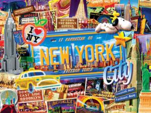 New York City Collage Impossible Puzzle By MasterPieces