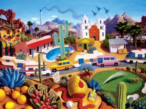 The Land of AZ Landscape Jigsaw Puzzle By MasterPieces