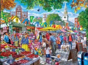 Market Day Afternoon Shopping Jigsaw Puzzle By MasterPieces