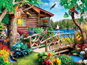 Cabin Crossing Cabin & Cottage Large Piece By MasterPieces