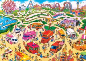 Summer Carnival Carnival & Circus Maze Puzzle By MasterPieces