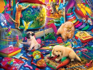 Pet's Play Room Game & Toy Jigsaw Puzzle By MasterPieces