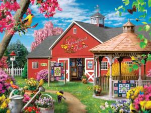 Memory Lane - Goldfinch Farms  Nostalgic & Retro Large Piece By MasterPieces