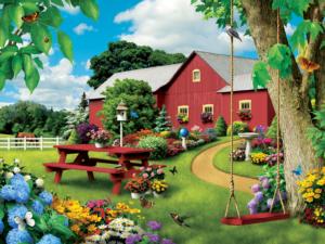 Picnic Paradise Flower & Garden Jigsaw Puzzle By MasterPieces