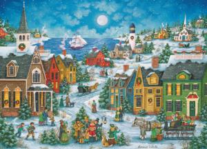 Harbor Side Carolers Beach & Ocean Jigsaw Puzzle By MasterPieces