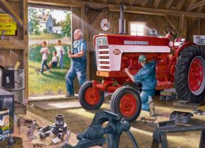 Red Power Farm Jigsaw Puzzle By MasterPieces