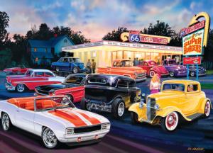 Dogs & Burgers Nostalgic & Retro Jigsaw Puzzle By MasterPieces