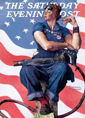 Rosie the Riveter Magazines and Newspapers Jigsaw Puzzle By MasterPieces