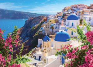 Santorini Spring Europe Jigsaw Puzzle By MasterPieces