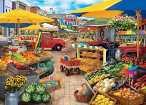 Market Square Fruit & Vegetable Jigsaw Puzzle By MasterPieces