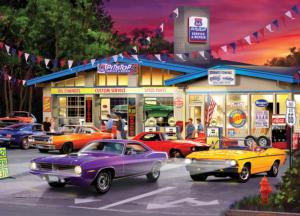 Route 66 Pitstop Nostalgic & Retro Jigsaw Puzzle By MasterPieces