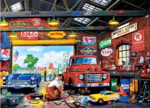 Wayne's Garage Nostalgic & Retro Jigsaw Puzzle By MasterPieces