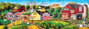 Apple Annie's Carnival Carnival & Circus Panoramic Puzzle By MasterPieces